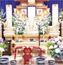 横浜市戸塚区の葬儀 お客様の声 祭壇